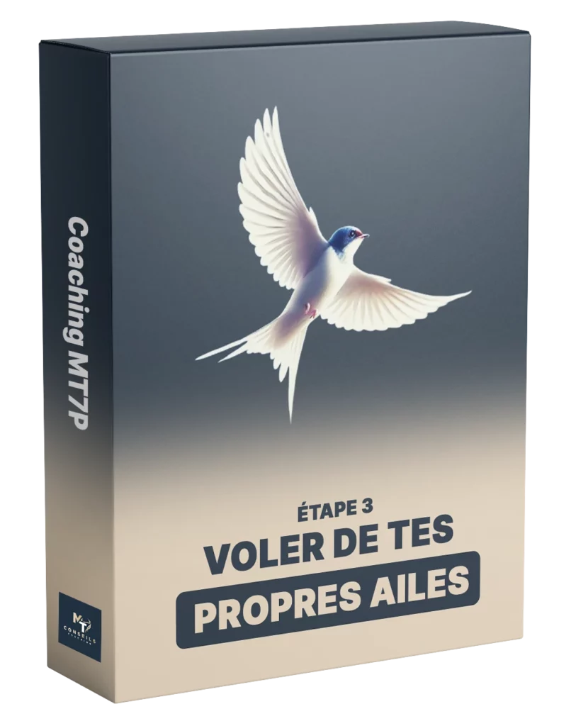 Boîte du programme MT7P - Étape 3 : Voler de tes propres ailes pour maintenir une perte de poids durable.